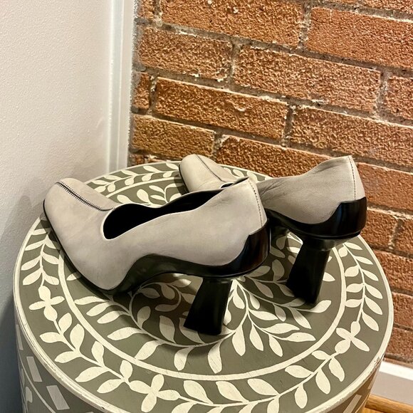 Prada Leather Cuban Heel Pumps - Picture 6 of 9